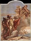 Giovanni Battista Tiepolo Famous Paintings - Venus Appearing to Aeneas on the Shores of Carthage